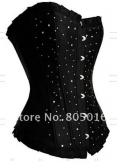 Corset preto com brilhos